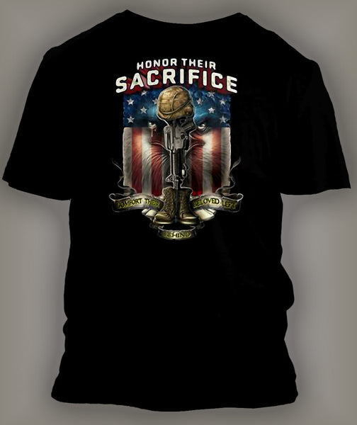 Honor Their Sacrifice Classic Graphic T Shirt