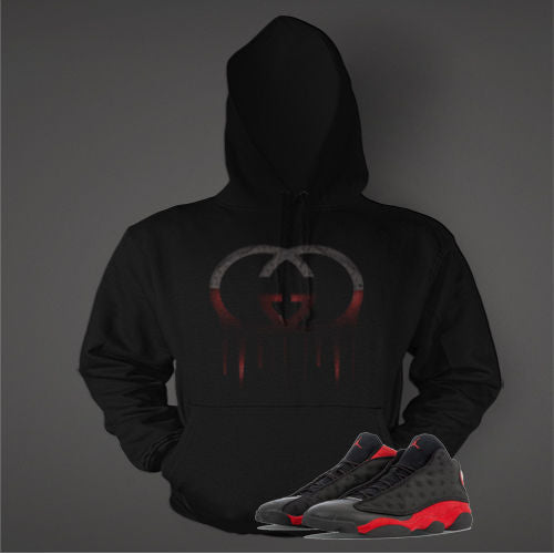 Graphic Pull Over to Match Retro Air Jordan 13 Bred Shoe