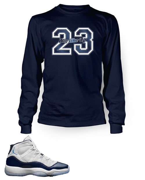 23 Graphic T Shirt to Match Retro Air Jordan 11 Win Like 82 Shoe