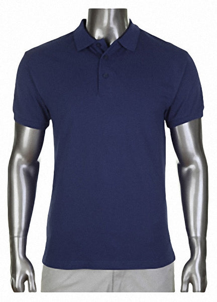 navy blue t shirt with collar