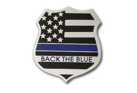 Back the Blue Law Enforcement Lapel Pin Custom Gift Pins and Buckles