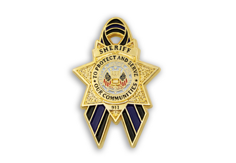 Sheriff Lapel Pin Law Enforcement Gift Custom Pins and Buckles