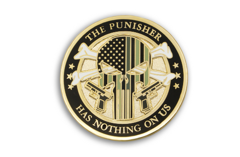 The Punisher Lapel Pin Custom