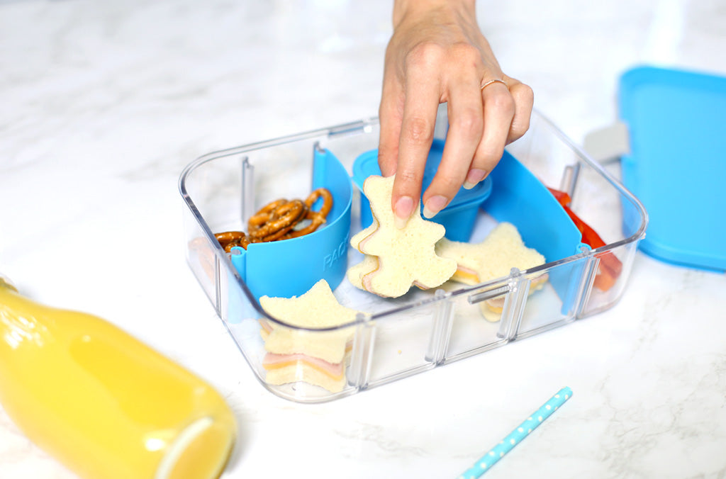 Easy Cookie Cutter Sammies Packed with Flex Bento Containers