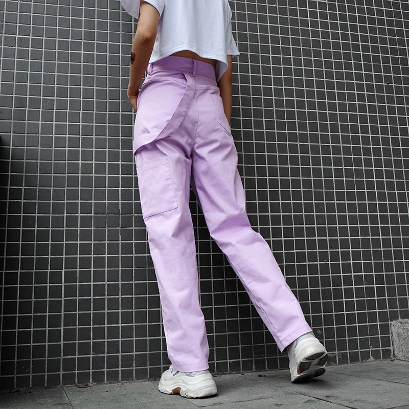 lavender cargo pants