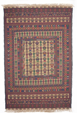 Kazak Hund Dark kilim