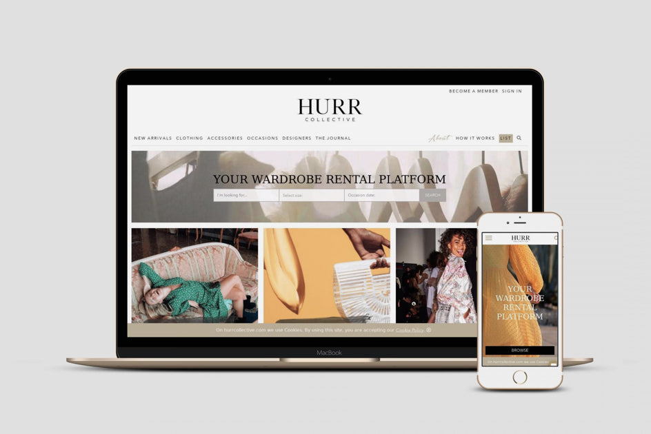 HURR collective online rental platform