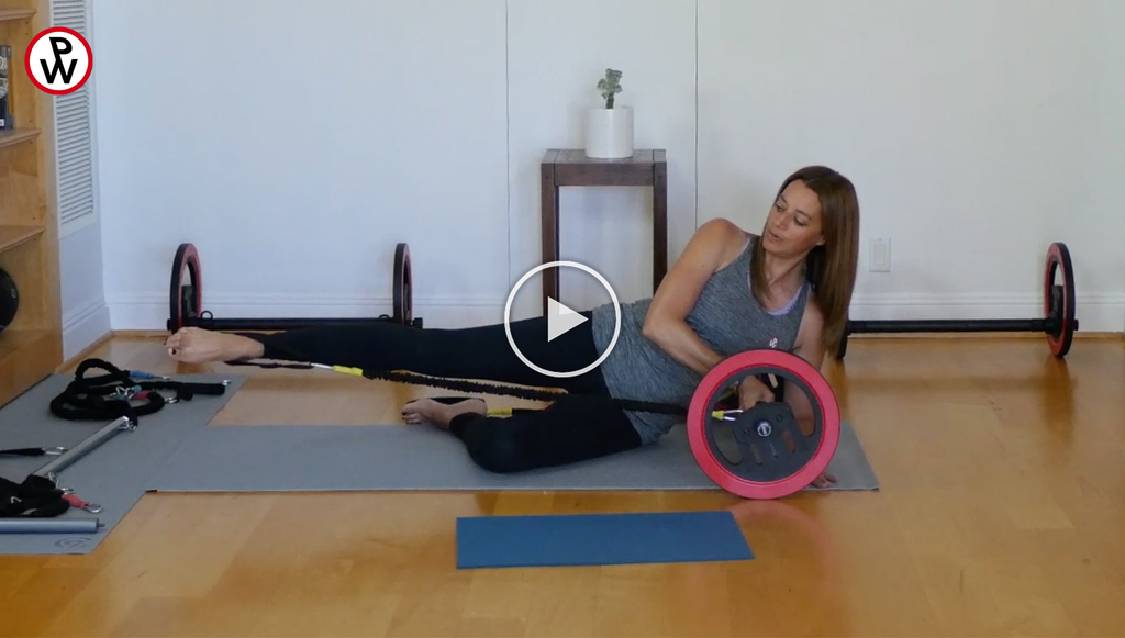 prenatal pilates wheel workout video