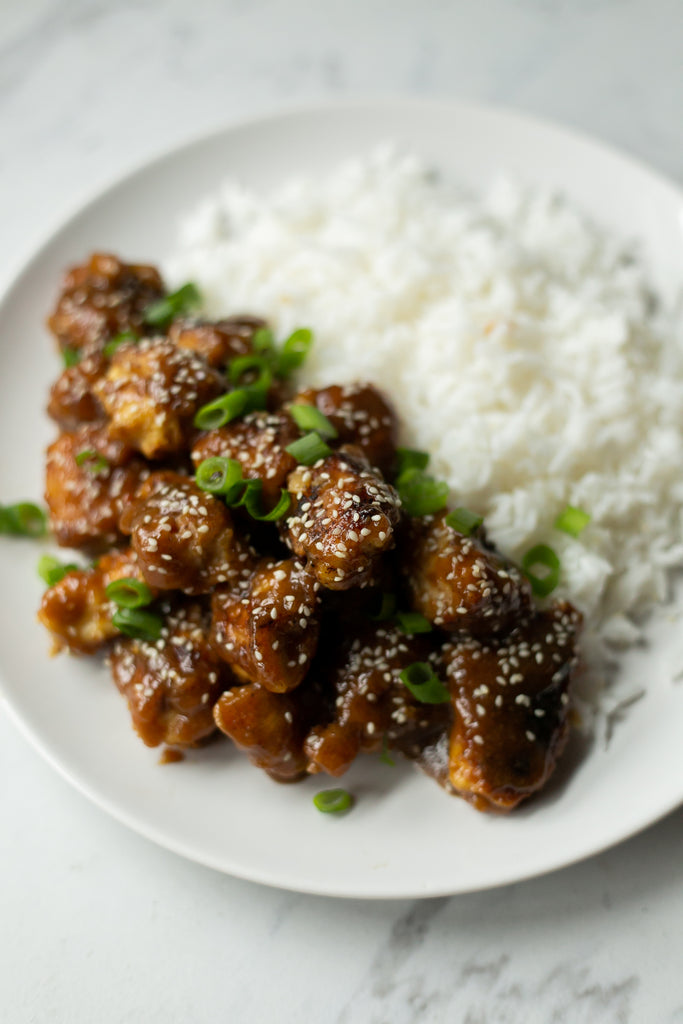 Crispy Breaded Sesame Chicken