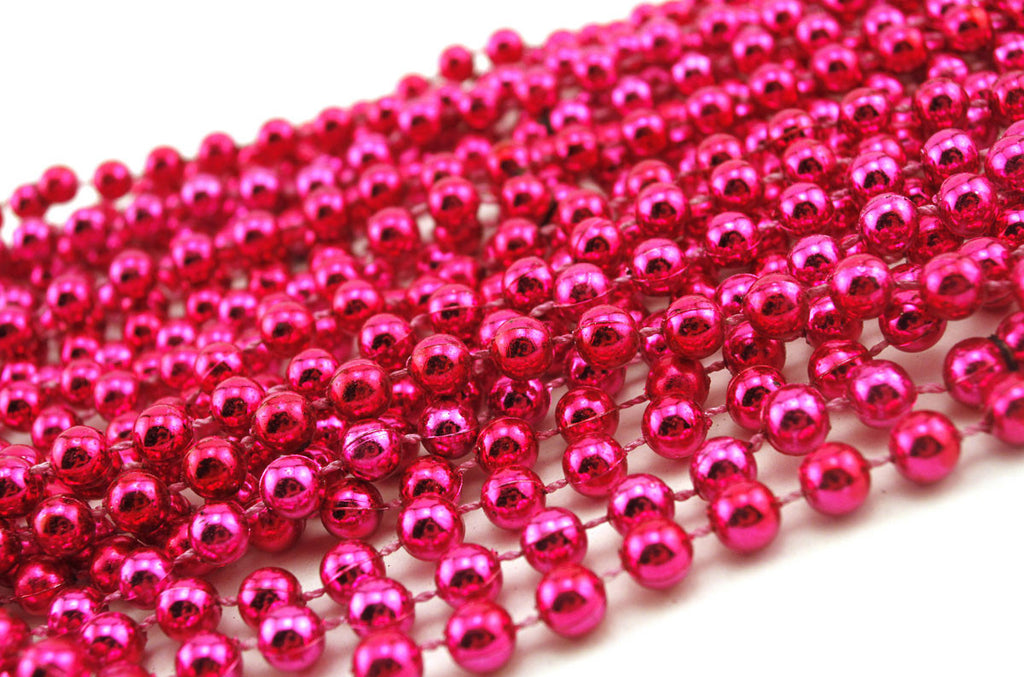 Mardi Gras 7mm Bead Faceted 33 Necklaces