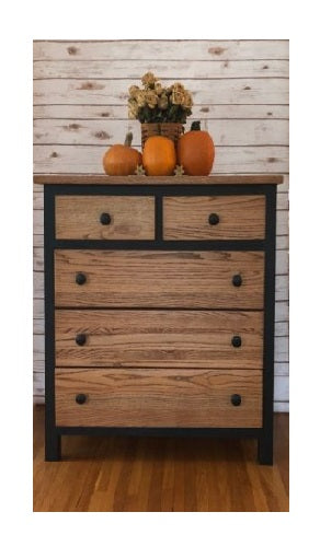 Two Toned Black Stained Dresser Fig Tree Treasures For The