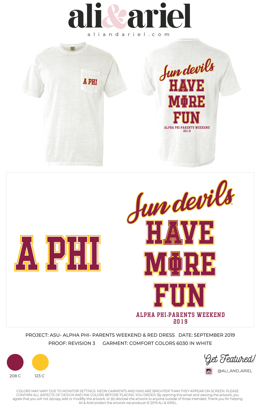 ASU- Alpha Phi- Parent's Weekend '19