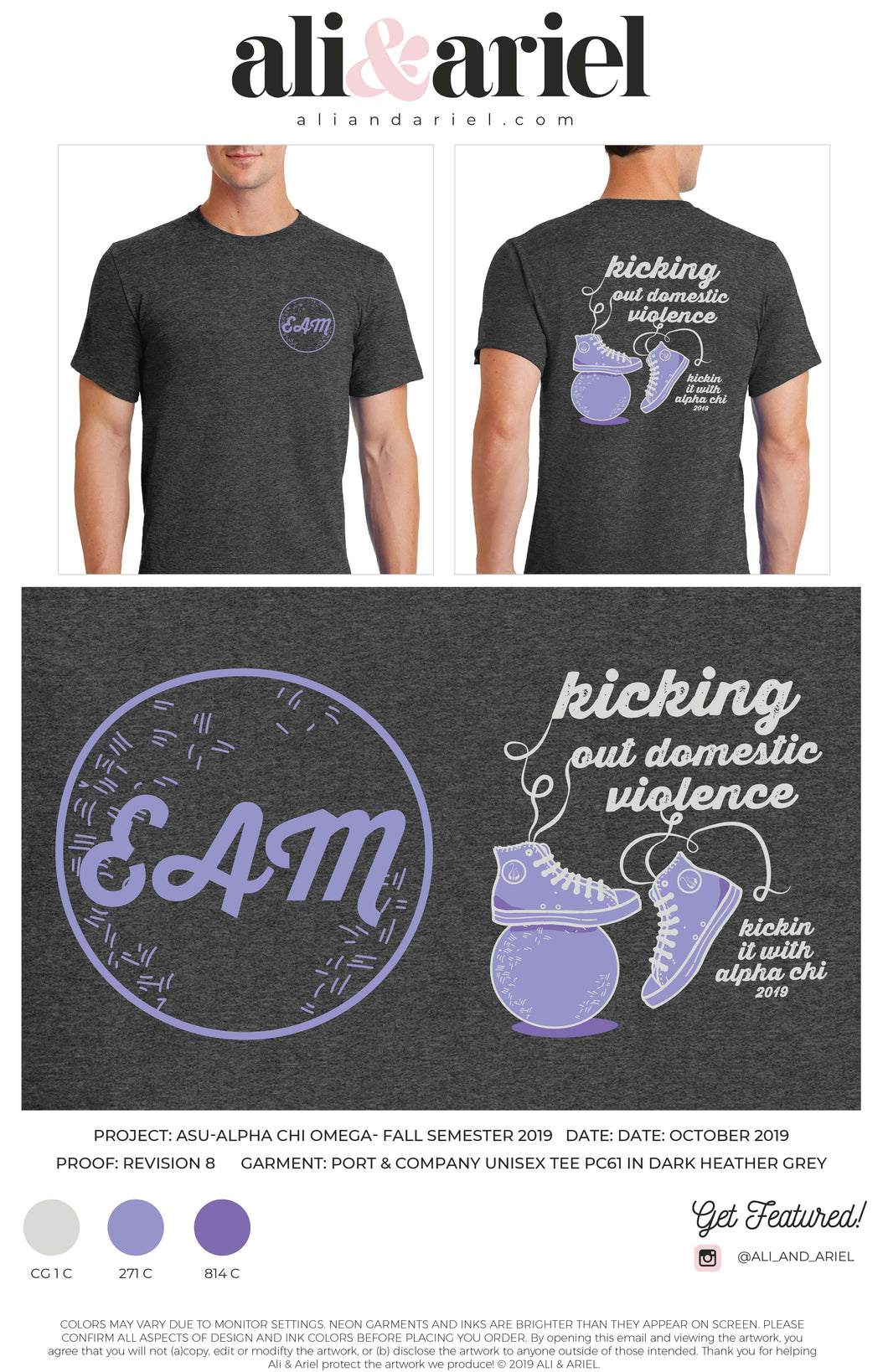 SIGMA ALPHA MU- ASU Alpha Chi Omega Kickin It Tees