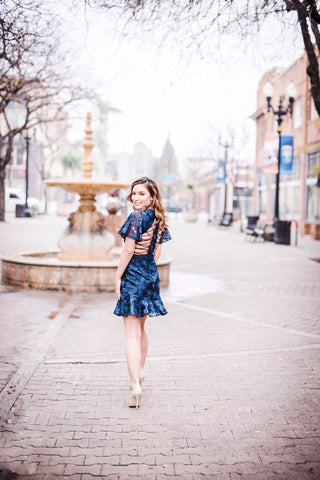 Kendra Leopard Split Sleeve Dress