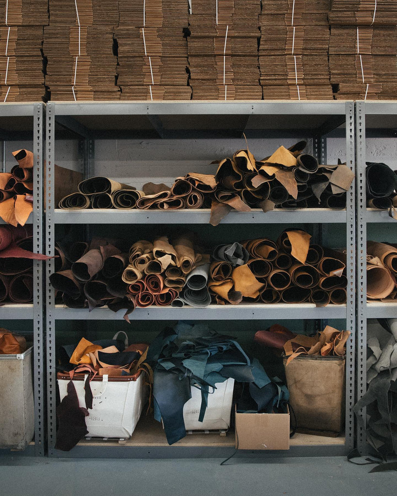 Leather at the KMM & Co. studio