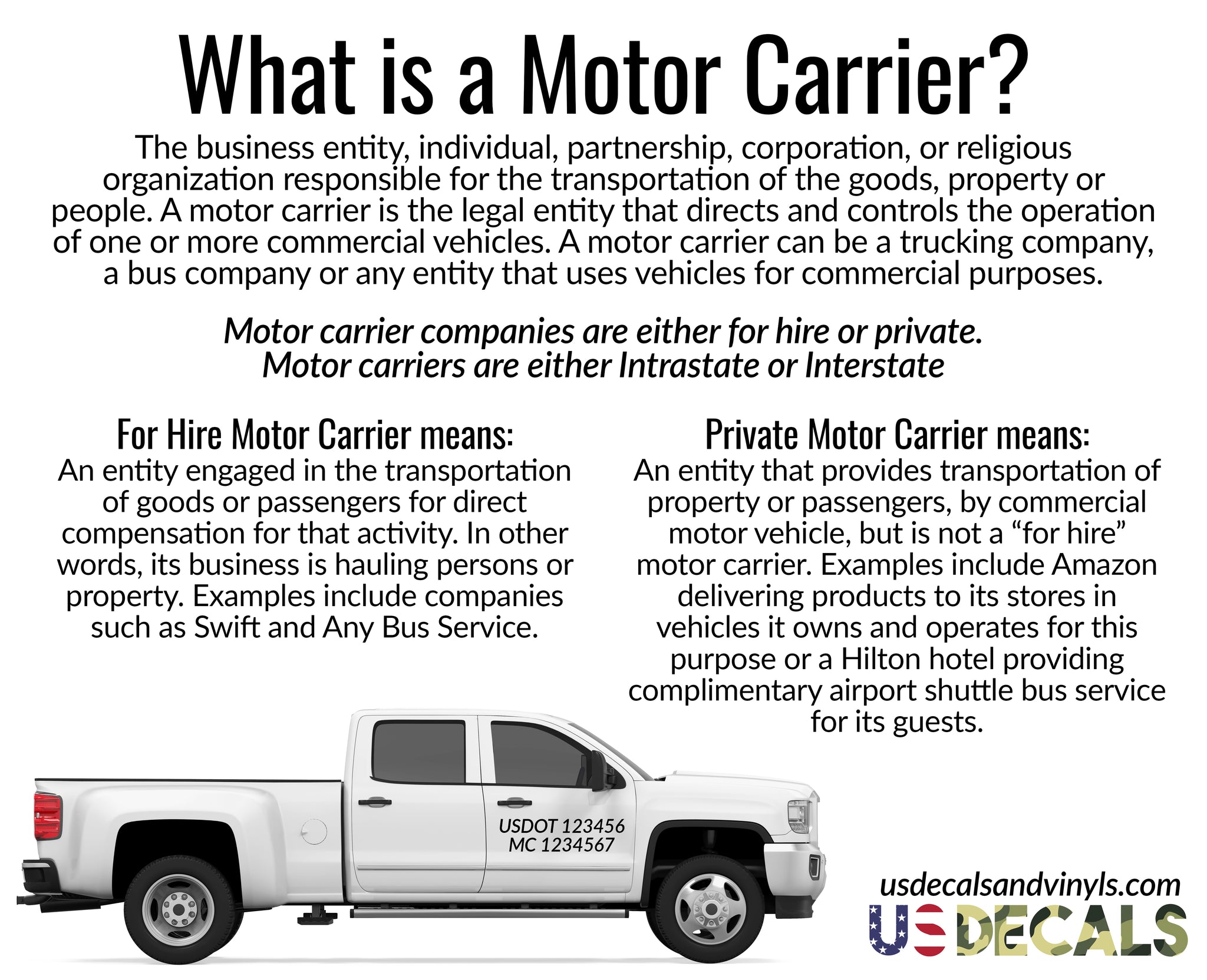 what is a motor carrier? (MC Number)