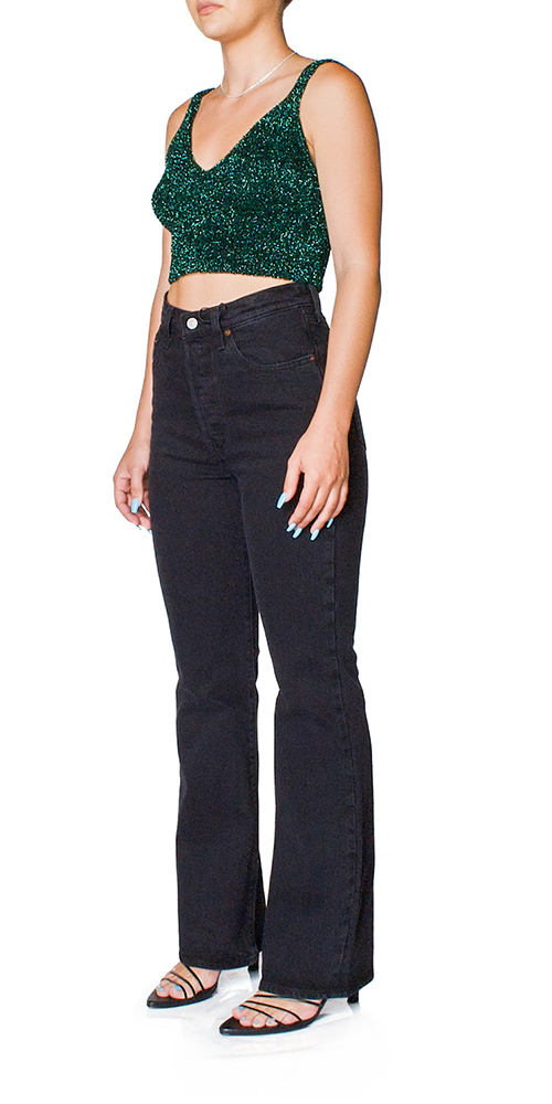 levis black bootcut jeans