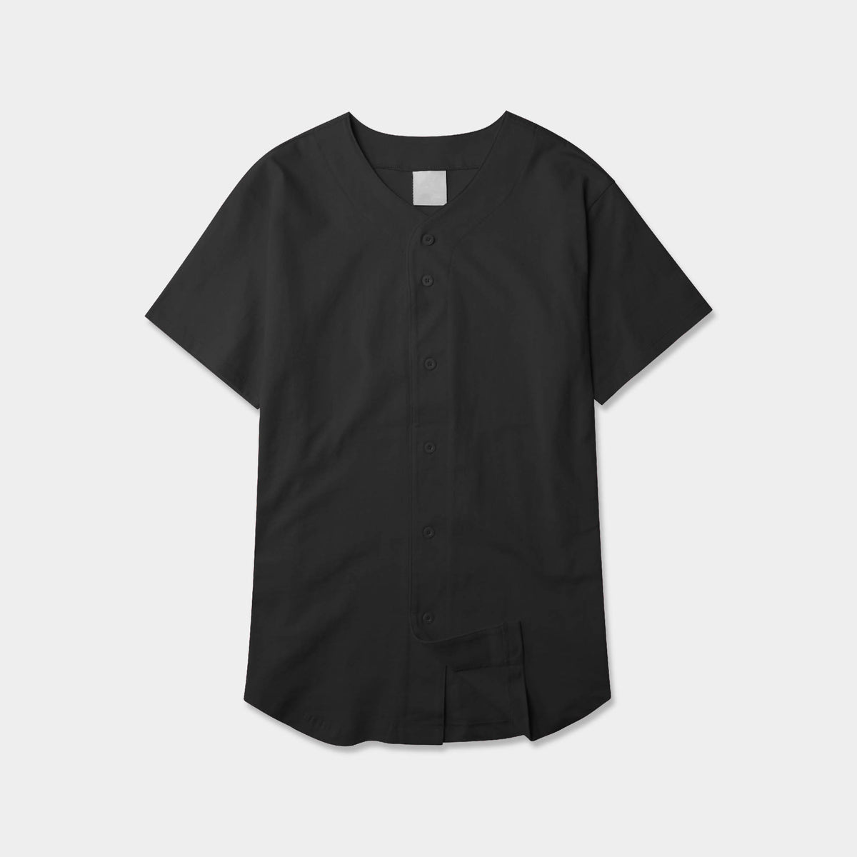 plain black baseball jersey