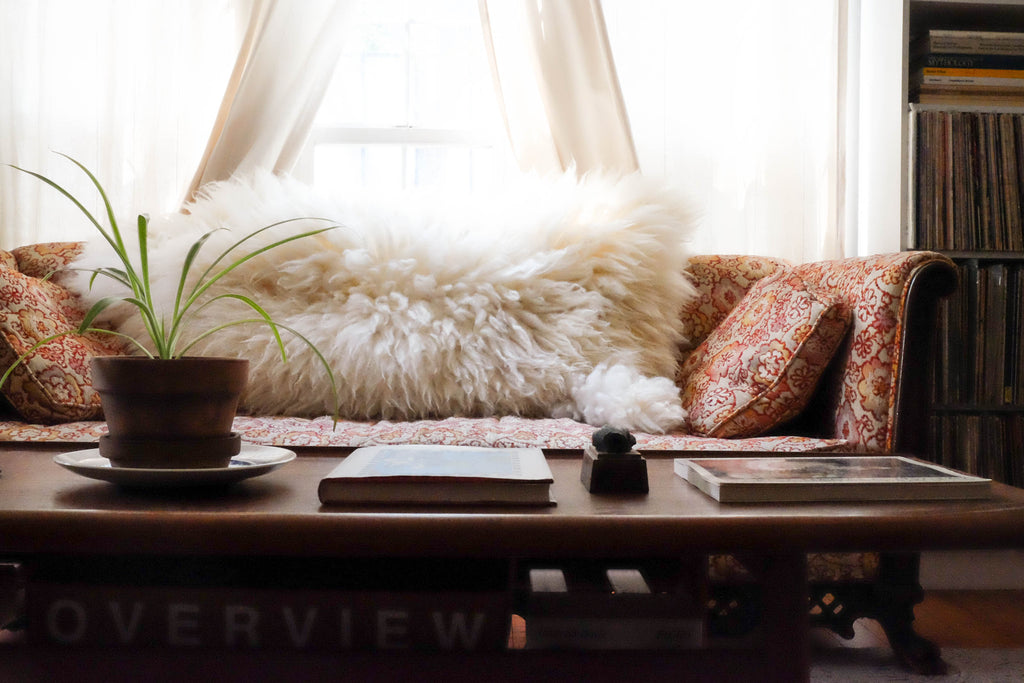 Shepherdess Shearling Pillow