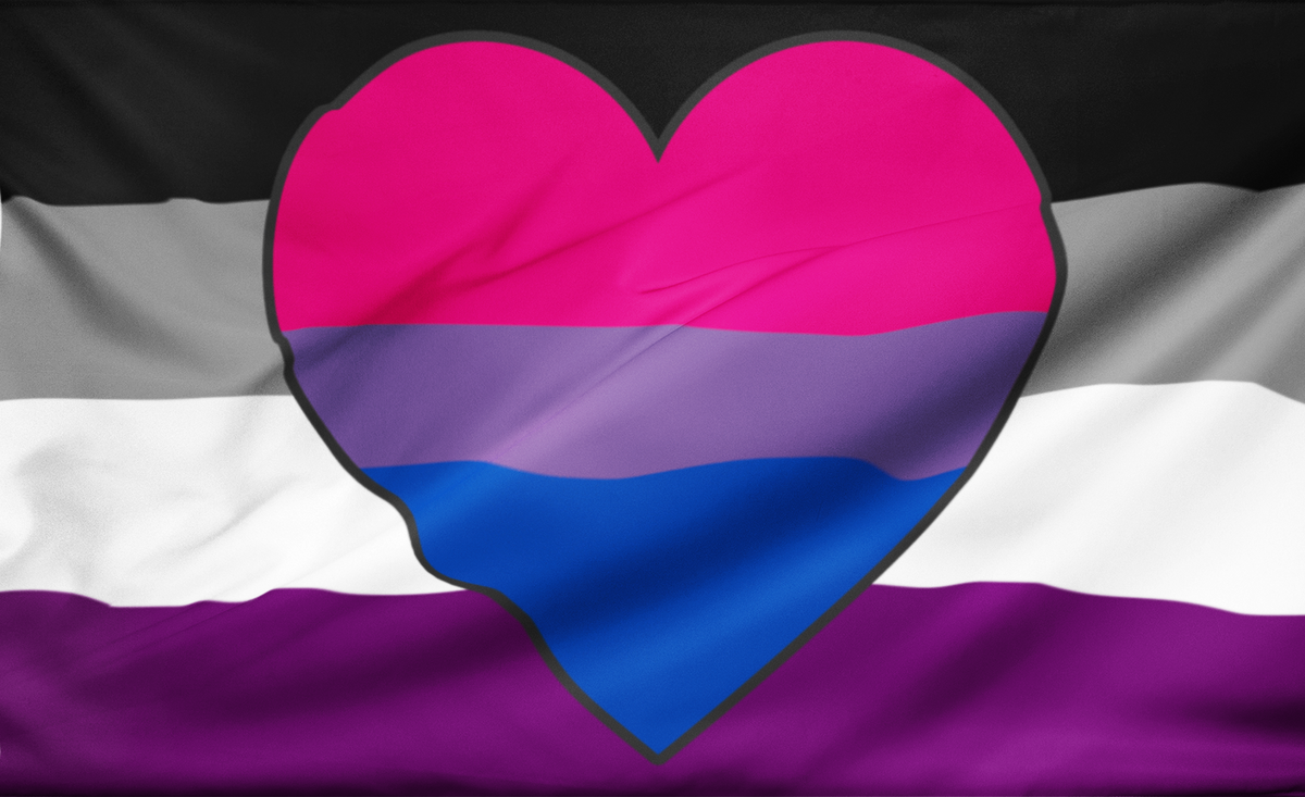 Asexual Biromantic Pride Flag – Pride Nation