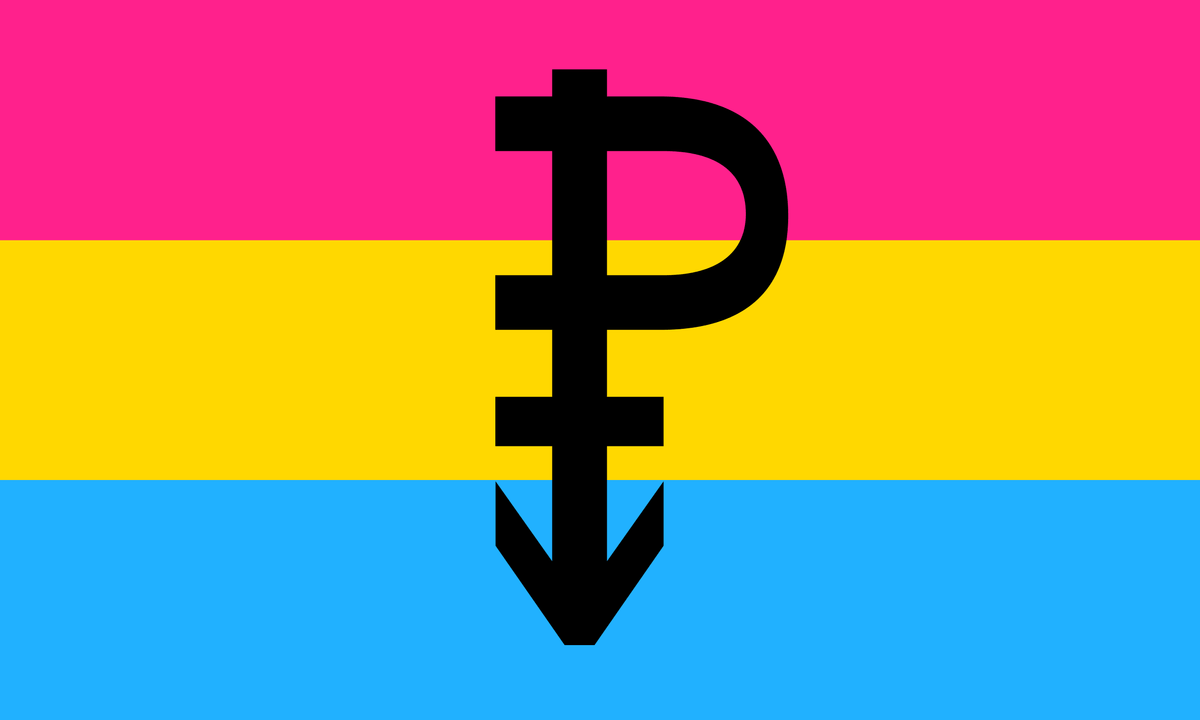 Pansexual Pride Flag With P Pride Nation