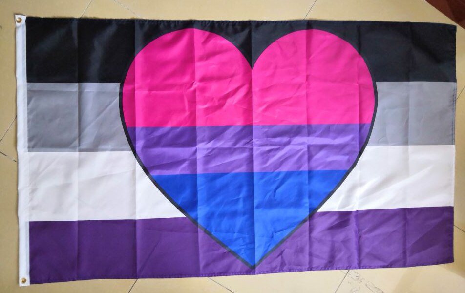 Asexual Biromantic Pride Flag Pride Nation 0597