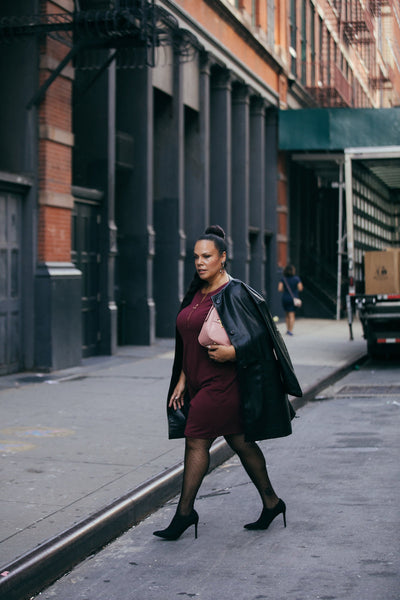 See Rose Go Plus Size Street Style Look as seen on Madeline Jones and Photograph by Lydia Hudgens