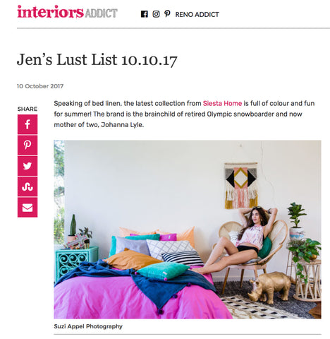 the interiors addict jen's lust list october siesta home 2017