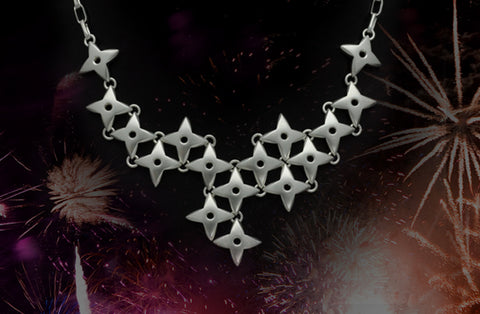 Annika Rutlin large Aniara silver multi star collection modern jewellery website