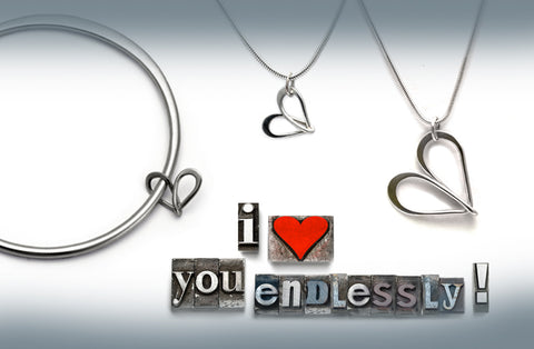 Endless Love collection the ultimate love jewellery based on infinity symbol