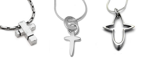 Annika Rutlin sterling silver designer cross necklace pendant jewellery