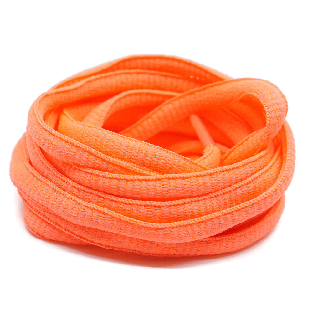 orange oval shoelaces
