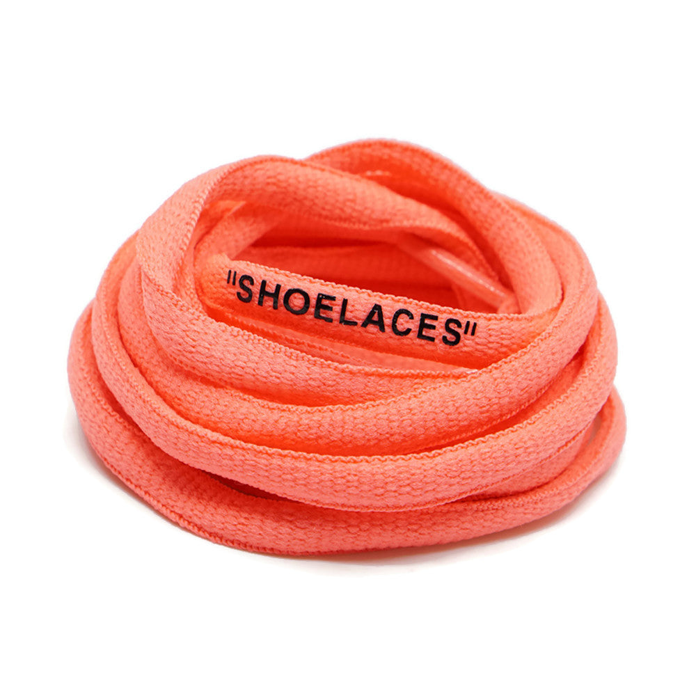 off white orange shoelaces