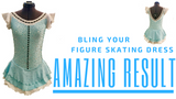 Bling your Figure Skating Dress Amazing Result - Rhinestones - Crystals