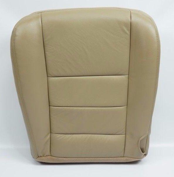 2003 04 05 2007  Ford F250 F350 Lariat Driver Bottom Seat Cover Tan Color Vinyl