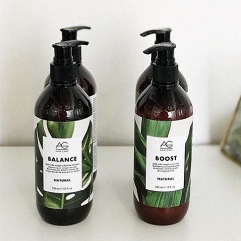 AG Hair Natural Balance Shampoo & Boost Conditioner | plant based hair care | Price Attack