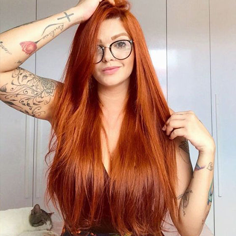 Popular shades of red hair, bright copper | Price Attack