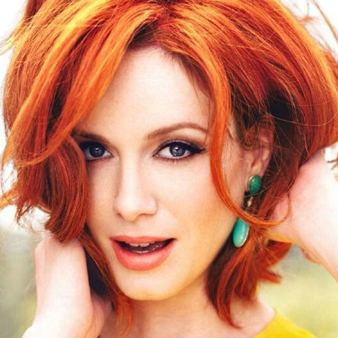 Popular shades of red hair, Christina Hendricks | Price Attack