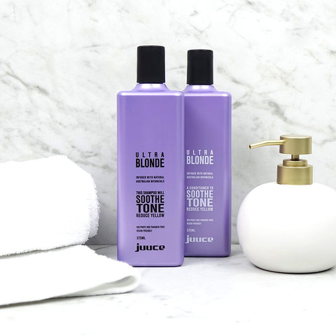 Juuce Silver Blonde Shampoo and Conditioner purple shampoo | Price Attack