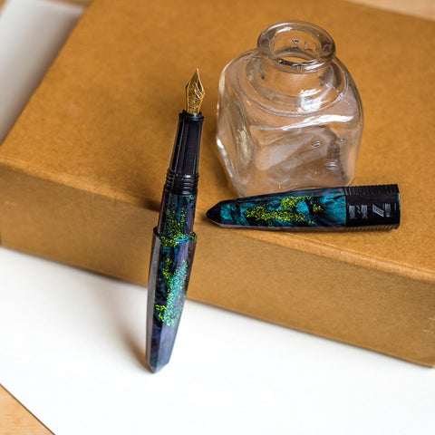 Turquoise swirl Benu Chameleon Pen