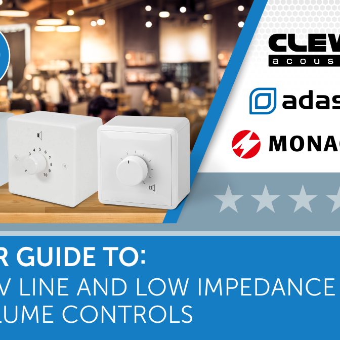 How to control the volume of a 100V Line or low impedance loudspeaker using an attenuator