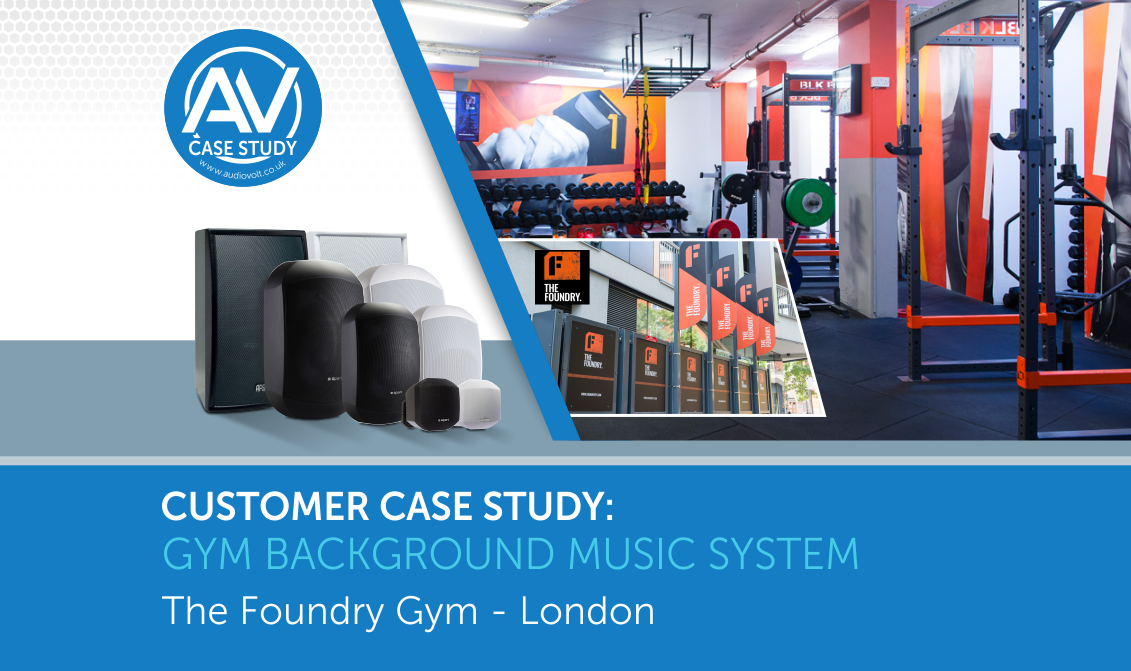 Gym background music system for the Foundry London