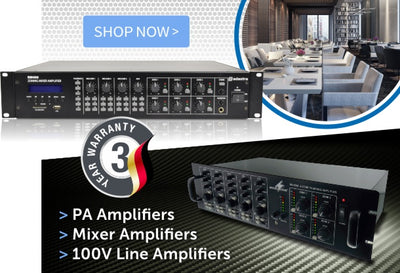 SHOP FOR COMMERCIAL AMPLIFIERS >