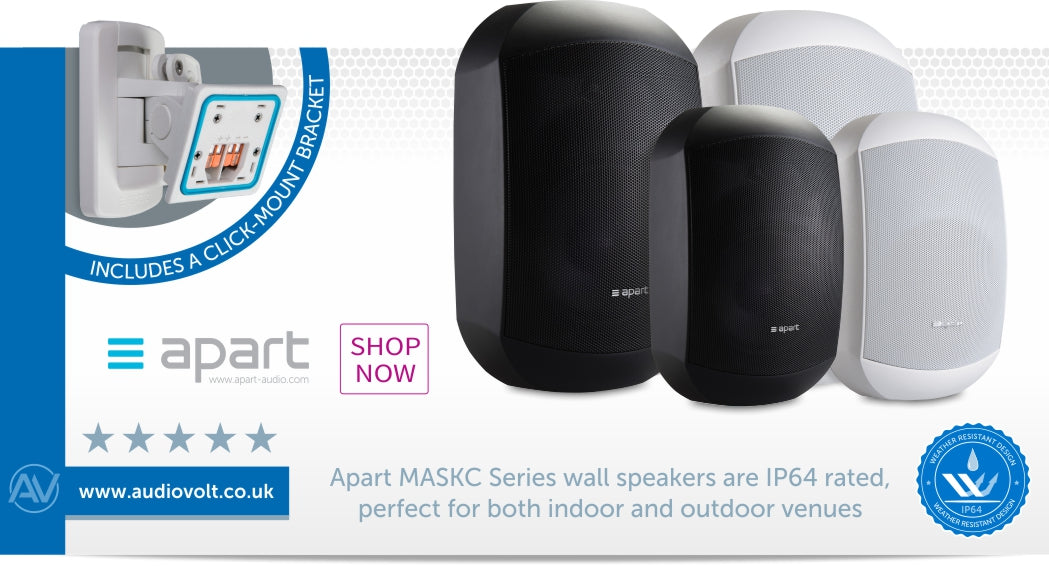 Apart MASKC Series speakers MASK4C MASK4CT MASK6C and MASK6CT