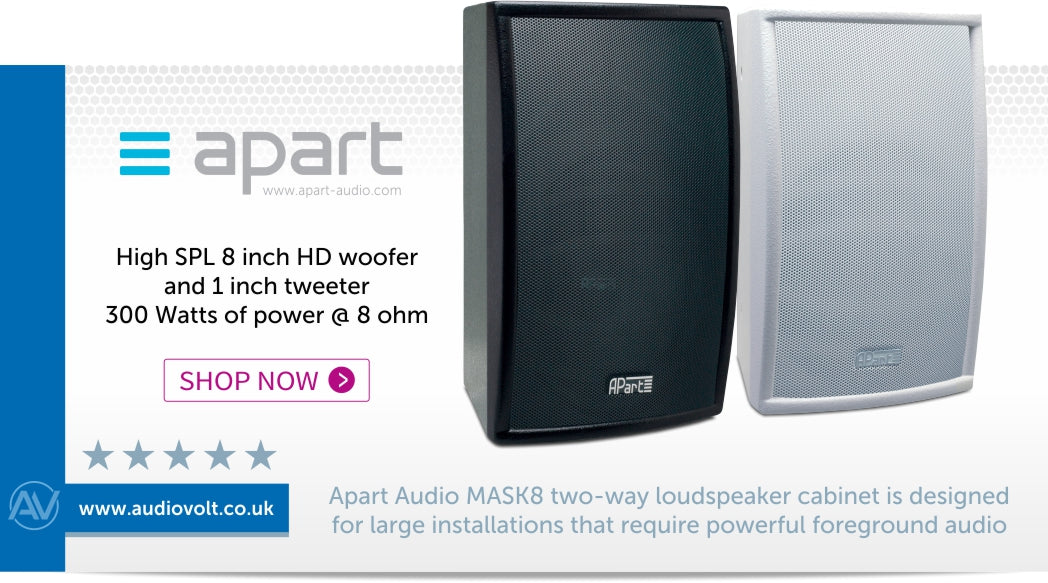 Shop now for the Apart Audio MASK8 loudspeaker
