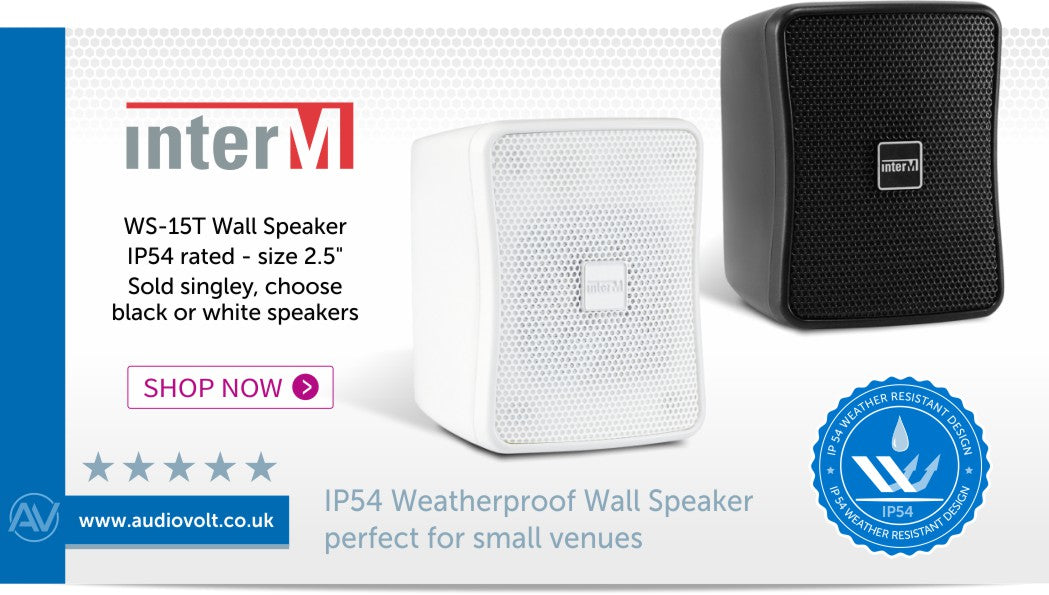 Show now for the Inter-M WS15T wall speaker
