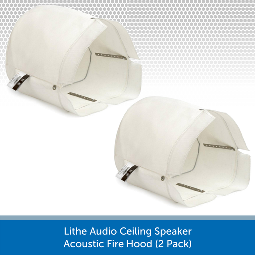 Lithe Audio Ceiling Speaker Fire Hoods (Twin Pack)