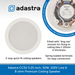 Adastra CC5V 5.25 inch, 20W, 100V Line & 8 ohm Premium Ceiling Speaker