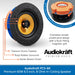 Audiokraft 6.5 inch Premium 60W Ceiling Speakers & Adastra A4 Amp - Dual-zone system