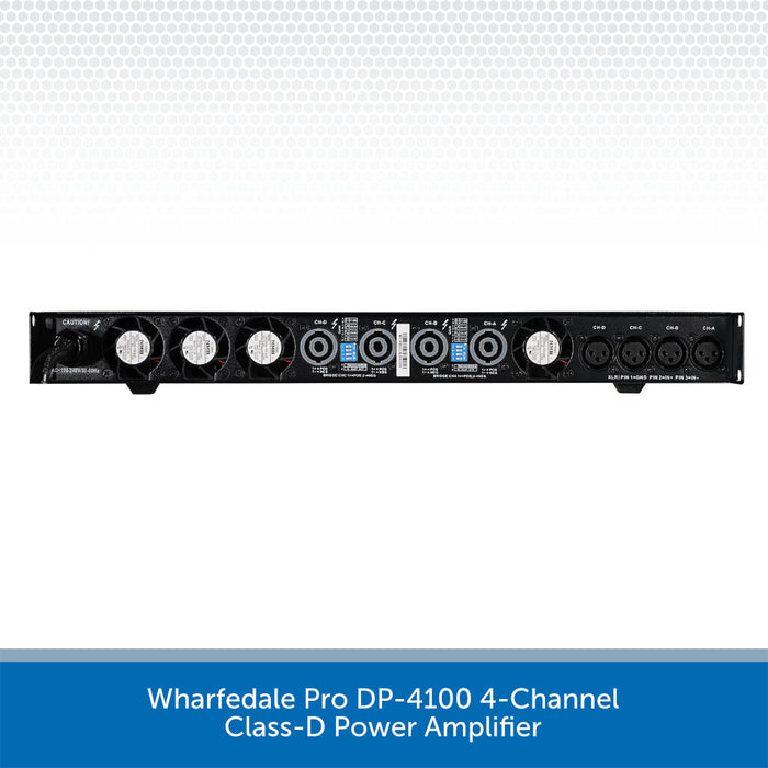 Wharfedale Pro DP-4100 4-Channel Class-D Power Amplifier